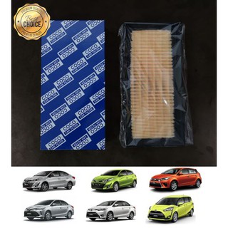 ไส้กรองอากาศ กรองอากาศ Toyota Sienta Vios Yaris/Yaris Ativ โตโยต้า เซียนต้า วีออส ยาริส/ยาริส เอทีฟ 2013-2019 คุณภาพดี