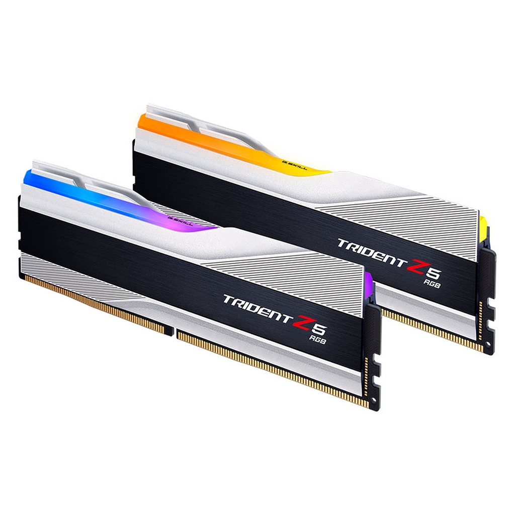 RAM G.Skill F5-6000J3636f16GX2-TZ5RS Trident Z5 RGB Silver 32GB (2 x 16GB) DDR5-6000MHz CL36 1.20V Desktop Memory