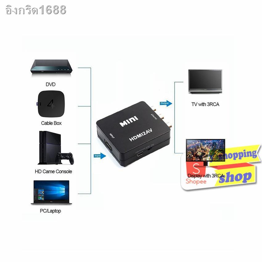 โทรทัศน์ lg 43 นิ้ว✹♚﹍HDMI TO AV CONVERTER full hd ตัวแปลงสัญญาณ