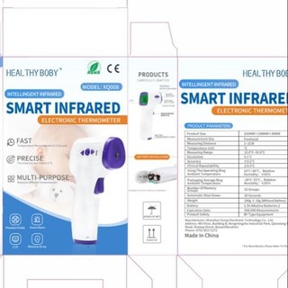 เครื่องวัดไข้ดิจิตอล แบบอินฟราเรด ที่วัดไข้ / เครื่องวัดอุณหภูมิอินฟราเรด -50 ~ 380 ° C 12: 1