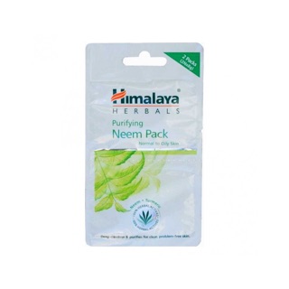 (มาส์กสำหรับคนหน้ามันและมีสิว)Himalaya Neem Face Pack แบบซอง