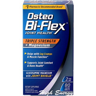 Osteo Bi-Flex, Joint Health, Triple Strength + Magnesium, 80 Coated Tablets