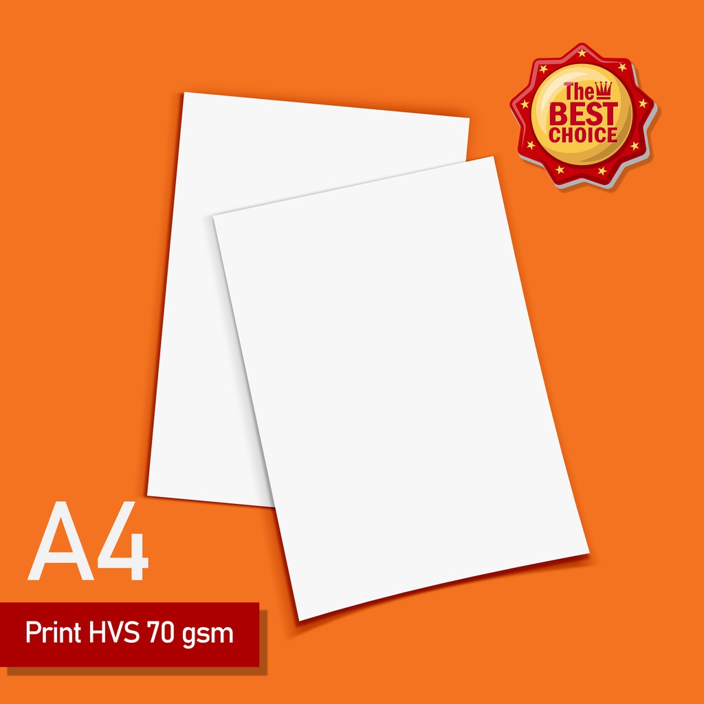 70 GRAM HVS PRINTING SERVICES A4 SIZE "SHARP PRINT RESULTS"