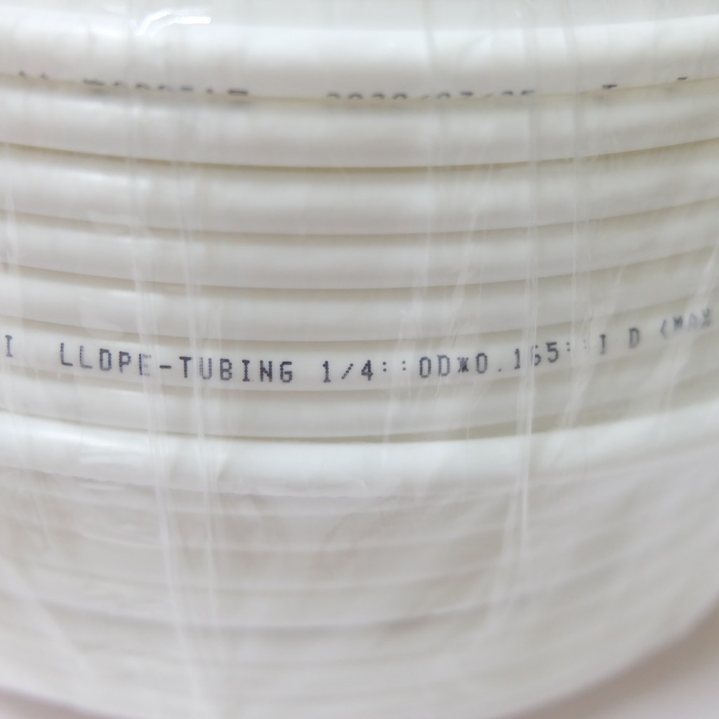 ท่อน้ำดื่ม 1ม้วน 2หุน 1/4 6.35mm สายพ่นหมอก PE เครื่องกรองน้ำ Pipe Tube Hose RO Water System