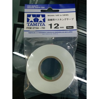 เทปบังพ้นโค้งได้ TA87184 Masking Tape for Curves 12mm