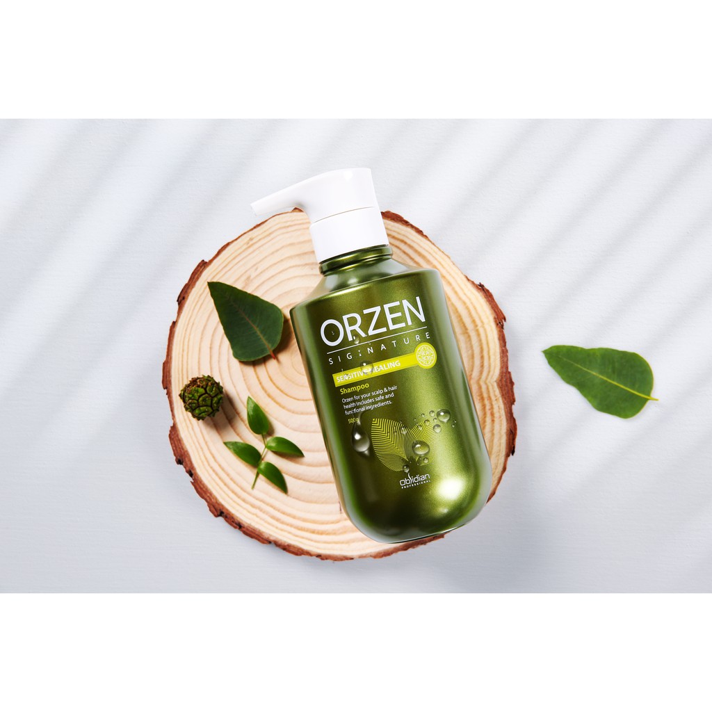 ออร์แกนิคแชมพูเกาหลีของแท้-ออลเจน ซิคเนเจอร์ เซนซิทีฟฮิลลิ่งแชมพู ORZEN SIGNATURE SENSITIVEHEALING S