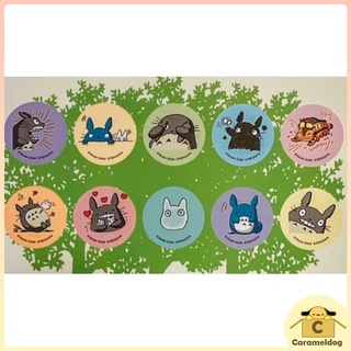 พร้อมส่ง Set 10 แบบ เข็มกลัด ลาย Totoro Studio Ghibli ลิขสิทธิ์แท้ Uniqlo