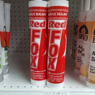 อะครีลิคซิลแลนท์ REDFOX สีดำ 430 กรัม