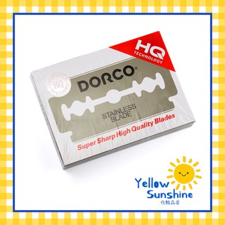 ของแท้จากบริษัท!! ใบมีดโกน DORCO Stainless Blade 2 คม กล่องเล็ก 20 Packets x 5 ใบมีด