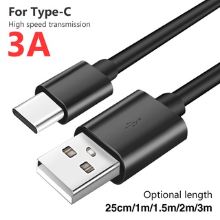 3a Type C สายเคเบิล USB ของแท้ Turbo 25w สายชาร์จเร็ว