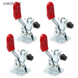 ONE  4Pcs Metal Horizontal Quick Release Hand Tool Toggle Clamp For Fixing Workpiece