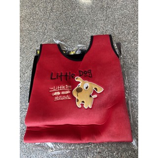 หุ้มเบาะเสื้อกล้ามกำมะหยี่ ลายน้องหมา little dog