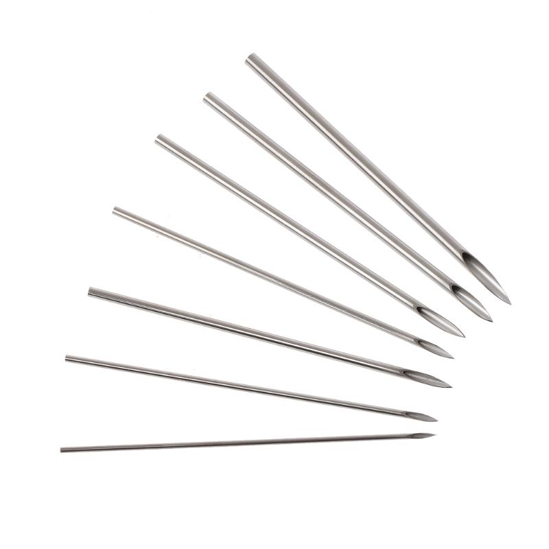 ซาน * 10ชิ้นสแตนเลสร่างกายเจาะเข็มขนาด12กรัม13กรัม14กรัม15กรัม16กรัม18กรัม20กรัม - รูปที่ 6