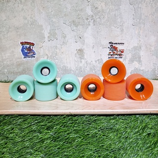 [0316] ล้อสเก็ตบอร์ด 65x50mm 80A เปิดหน้า หน้ากว้างเกาะถนน longboard surf skate