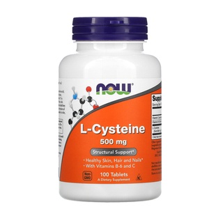 Now Foods, L-Cysteine, 500 mg, 100 Tablets