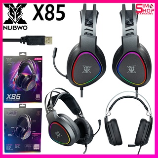 ✨NEW✨NUBWO X85 7.1 VIRTUAL SURROUND SOUND รุ่นใหม่ ใส่สบาย เสียงดี ไมค์โดน!!! |