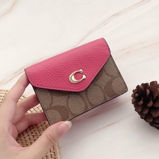 COACH TAMMIE CARD CASE IN SIGNATURE CANVAS ใส่เหรียญ