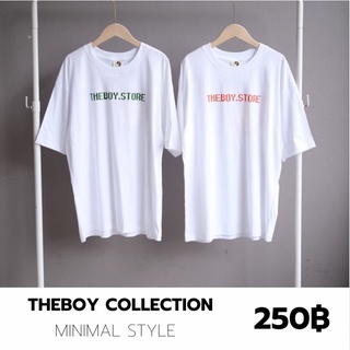 THEBOY-BUSY UFO TEE OVERSIZE เสื้อยืดโอเวอร์ไซส์ไหล่