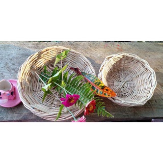 ตะกร้าหวายwicker basket สานงานทำมือ งานจากโรงงานสระแก้ว  สำหรับใส่สิ่่งของเล็กๆ  ใส่ต้นไม ้  เครื่องประดับ  ใส่ขนมไทย