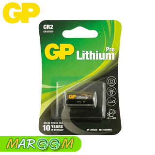 GP CR2 Pro 3v Lithium Battery ถูกที่สุด ถ่านลิเธียม ของใหม่ ของแท้ 100% (CR2/1CR2/DLCR2) ใช้กล้อง polaroid instax mini