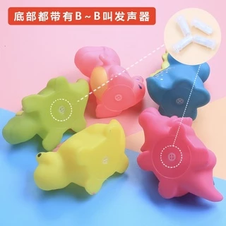 พร้อมส่งจากไทย ของเล่นลอยน้ำ บีบ มีเสียง ไดโนเสาร์ บีบ มีเสียง