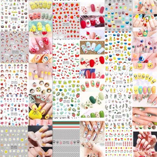 สติกเกอร์ติดเล็บ 3D ลายการ์ตูน Nail Sticker 3D SHE113-128