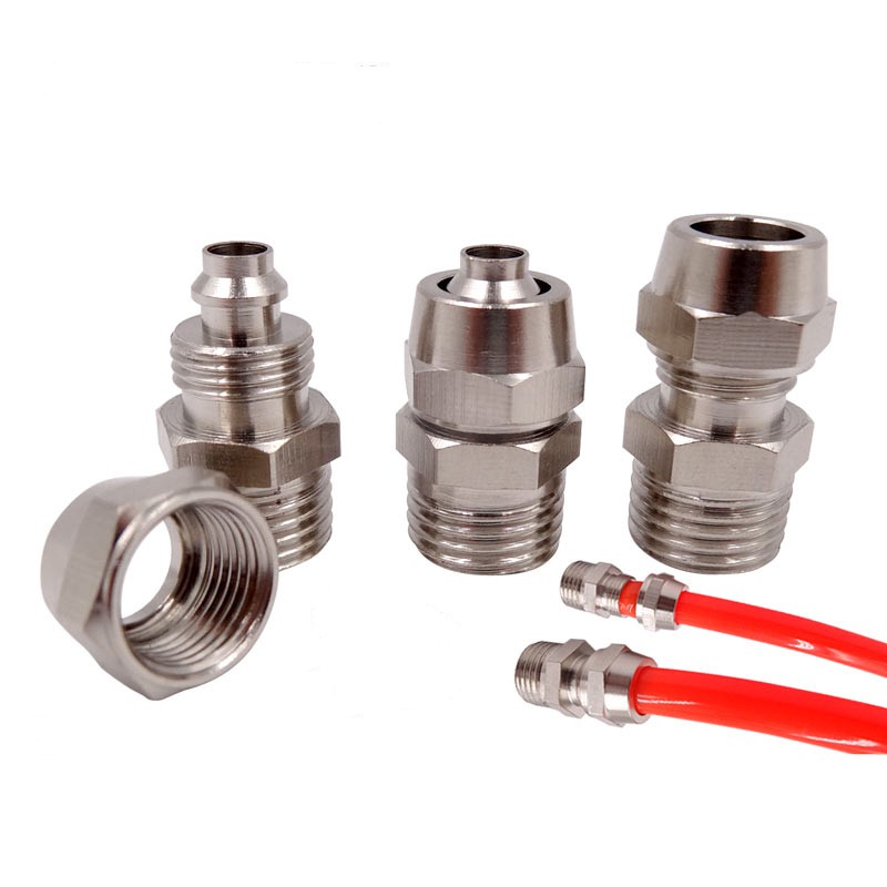 OD 4/6/8 มม.10 มม.12 มม.นิวเมติก Air ท่อ Quick Couplers 1/8" 1/4 "3/8" 1/2 "