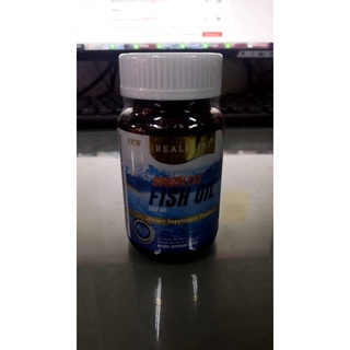 REAL ELIXIR Odourless Fish Oil 1000MG น้ำมันปลา ไร้กลิ่นคาว 30เม็ด🔥ส่งฟรี🔥