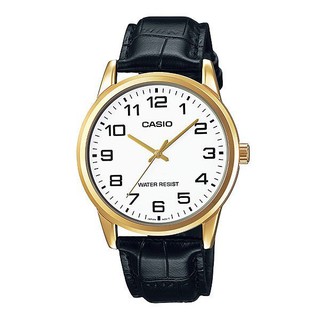 ﻿Casio Standard นาฬิกาผู้ชาย สายหนัง รุ่น MTP-V001GL-7BUDF - Black