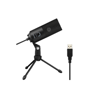 [กรุงเทพฯ ด่วน 1 ชั่วโมง] Fifine K669B USB Microphone, Metal Condenser Recording Microphone for Laptop MAC or Windows