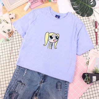 คอลูกเรือใหม่ เสื้อยืด ลายตํารวจตํารวจ Kawaii Power สไตล์ฮาราจูกุ สําหรับผู้หญิง 2022S-5XL