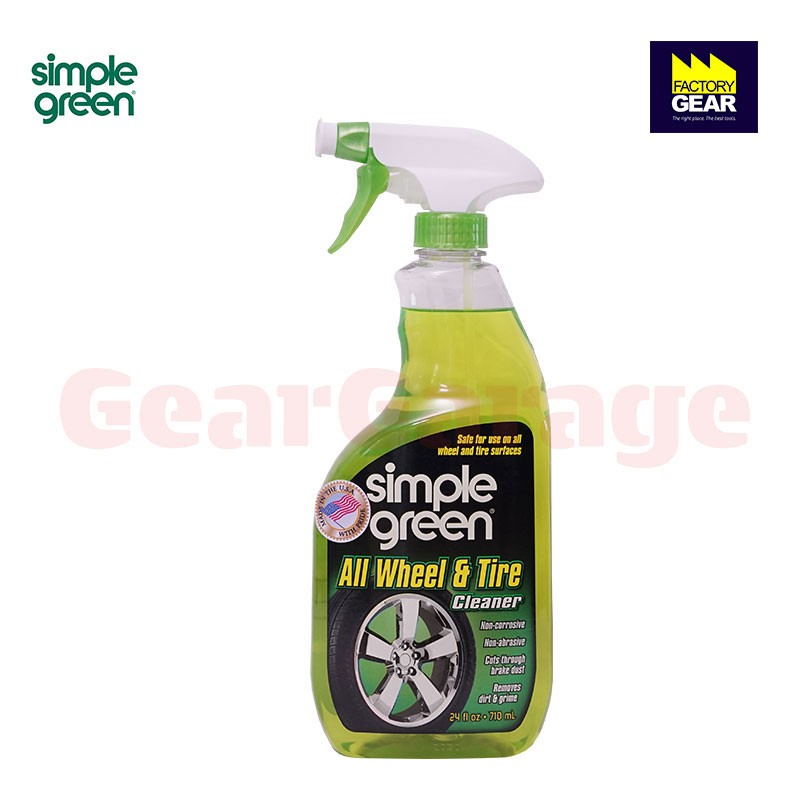 น้ำยาทําความสะอาดล้อรถยนต์ ล้อแม็กหรือยางรถยนต์ทุกชนิด SIMPLE-GREEN NO.43211 Wheel Cleaner Bottle Size 24 oz