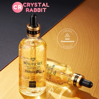 CRYSTAL RABBIT เซรั่มทองคำบริสุทธิ์ 24k ลดริ้วรอย หน้าขาวใส รักษาฝ้า กระ ยกกระชับผิว