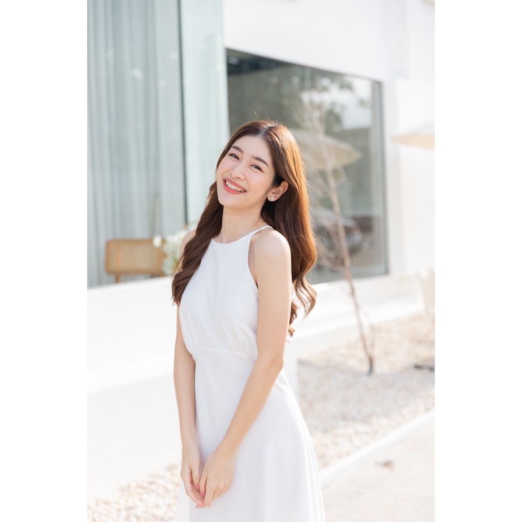 BROWN.BKK - LOLA DRESS เดรสแขนกุดสุดคิ้วท์ เสกให้พรางเอวได้เก่งสุดในปฐพีในพริบตา