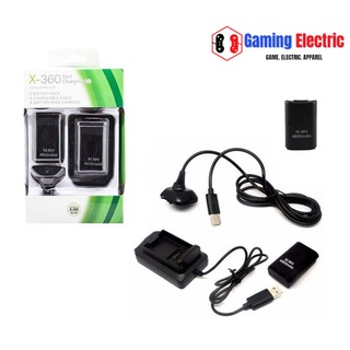 ชุดอุปกรณ์ชาร์จแบตเตอรี่ 5 in 1 Xbox 360 แบบชาร์จ USB