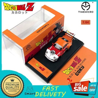 โมเดลรถยนต์ Time Micro 1:64 Porsche RWB 993 Dragon Ball supercar ของเล่นสําหรับเด็ก