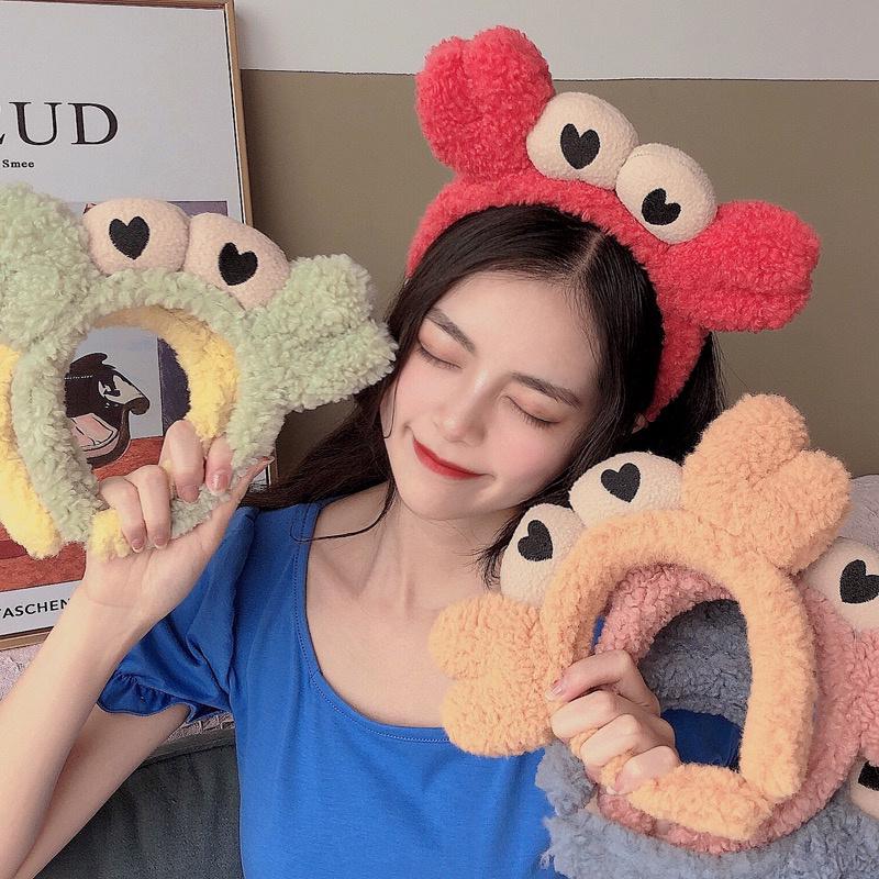 ที่คาดผม ลายกล้ามปู ลายน่ารัก ตุ๊กตาสไตล์เกาหลี ผ้านิ่มๆ เเฟชั่นเกาหลี ล้างแถบคาดศีรษะ ใส่แล้วไม่เจ็บศรีษะ