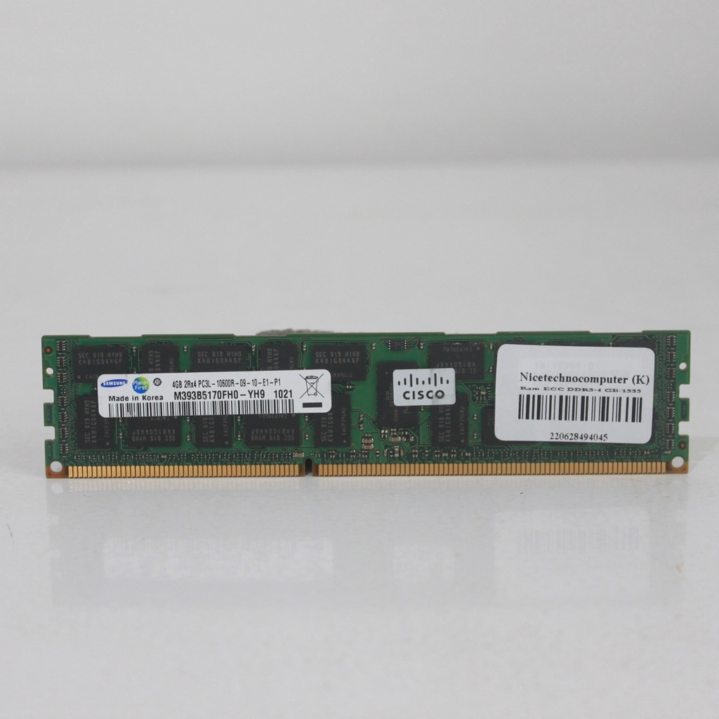 แรม RAM DDR3 ECC 4 GB / FSB 1333 MHz (สำหรับ Sever, Workstation)