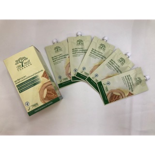 De Leaf Thanaka Moisturizing &amp; Whitening Cream 8g.6ซอง