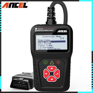 Ancel AS100 OBD2 การวินิจฉัยรถยนต์เครื่องยนต์รหัสอ่านเครื่องสแกนเนอร์อัตโนมัติหลายภาษาฟรี Update OBD 2 เครื่องสแกนเนอร์ เครื่องสแกนอัตโนมัติข้อมูลสด ODB2 OBD 2 เครื่องอ่านรหัสสำหรับเครื่องยนต์