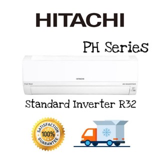 🔥 Hitachi แอร์ติดผนัง อินเวอร์เตอร์ ฮิตาชิ PH Series รุ่น RAS-PH10CMT PH13CMT PH18CMT PH30HLT