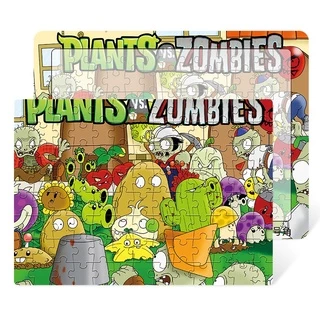 จิ๊กซอว์ ปริศนา หนา 4 มม. Plants vs. Zombies Dog Patrol 104-002 ชิ้น เป็นมิตรกับสิ่งแวดล้อม ของเล่นเพื่อการศึกษาสำหรับเด็ก