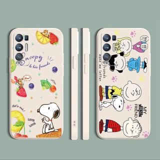 เคสโทรศัพท์มือถือซิลิโคนลายการ์ตูน Snoopy สําหรับ Oppo Reno6 Z 5G Reno 5 Pro 4 4G 3 Reno2 Z F Best Friends