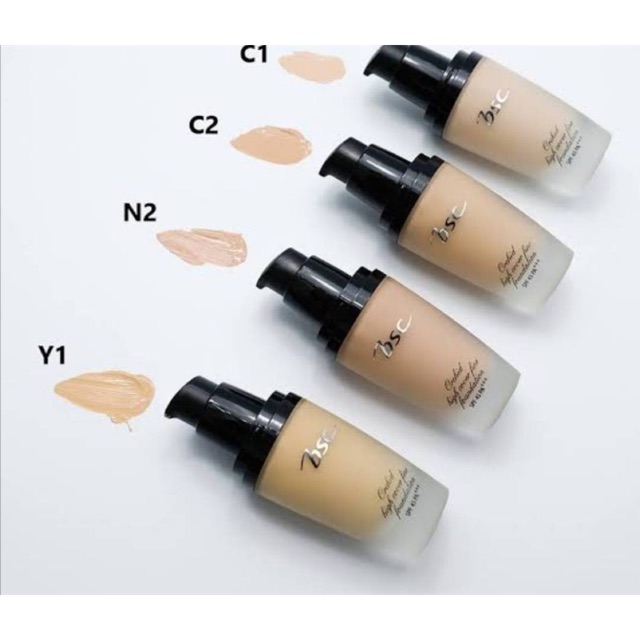 แท้💯% ถูกที่สุด หมดแล้วหมดเลย ราคานี้ไม่มีมาแล้วนะค่ะ  BSC ORCHID HIGH COVER FINE FOUNDATION SPF 45 