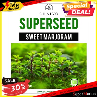 เมล็ดพันธุ์สวีท มาร์จอรัม ชัยโย 380 เมล็ด เมล็ดพันธุ์ SWEET MARJORAM 380 SEEDS ต้นไม้และเมล็ดพันธุ์