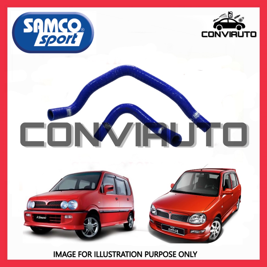 PERODUA KELISA KENARI SAMCO BRAND HOSE RADIATOR BY PASS WATER PUMP SET (40189-SAMCO) CONVIAUtO