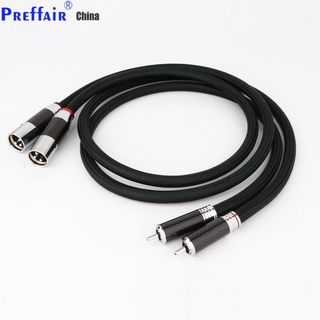 1Pair FA-220 occ copper HIFI RCA to XLR Audio Cable Male To Female ( Male To Male)