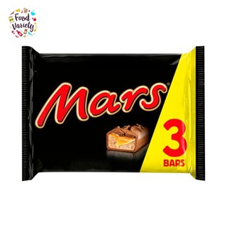 Mars Chocolate Bar Multipack 3 Pack 118.2g มาร์ส ช็อกโกแลต 3แท่ง 118.2กรัม