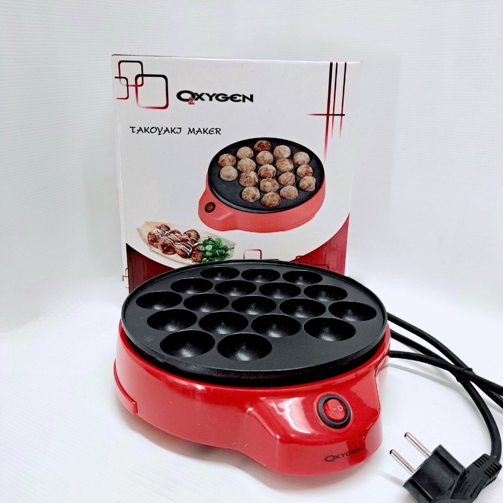 Qxygen เครื่องทำทาโกะยากิ ทาโกะยากิกลมๆ Takoyaki Maker