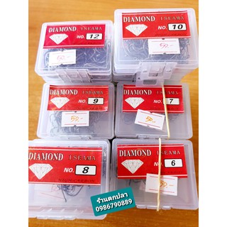 tokplafishingshop เบ็ด Diamond ทรง Isema แบบห่วง